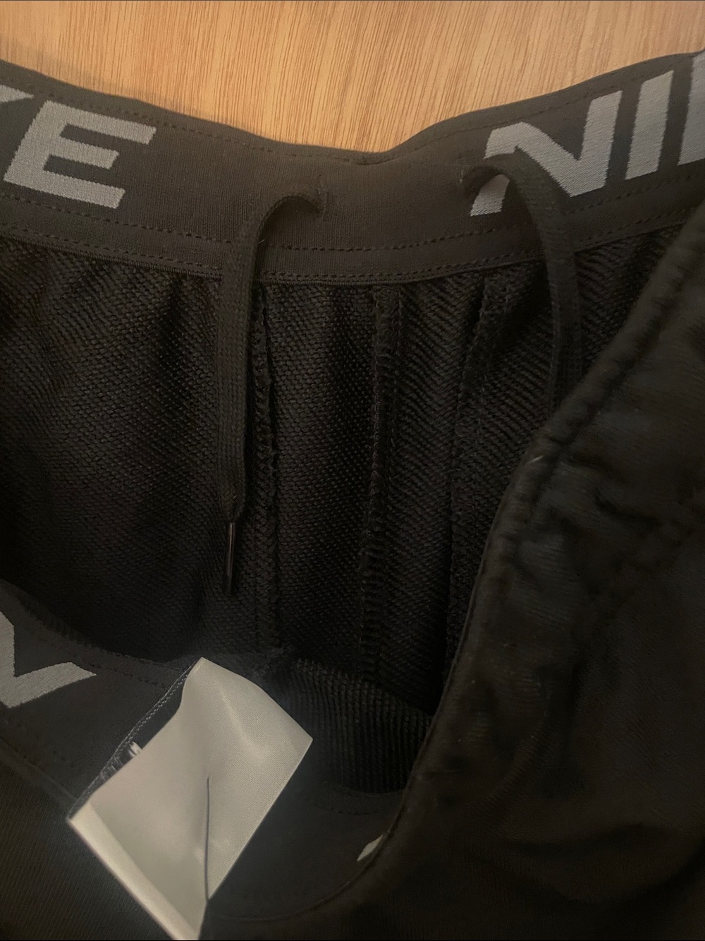 Nike Black Joggers with White Swoosh - Picture 8 of 8